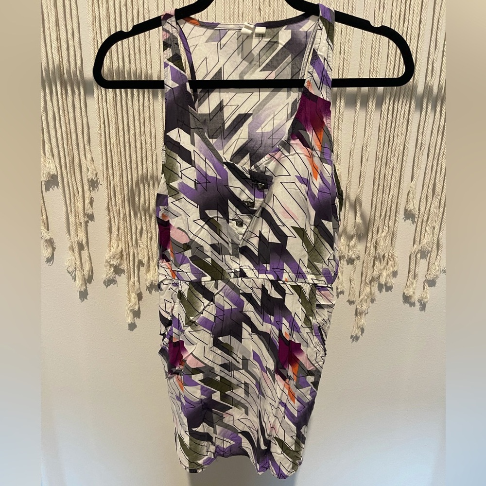 Hang Ten Dressy Casual Sleeveless Blouse Size S/M